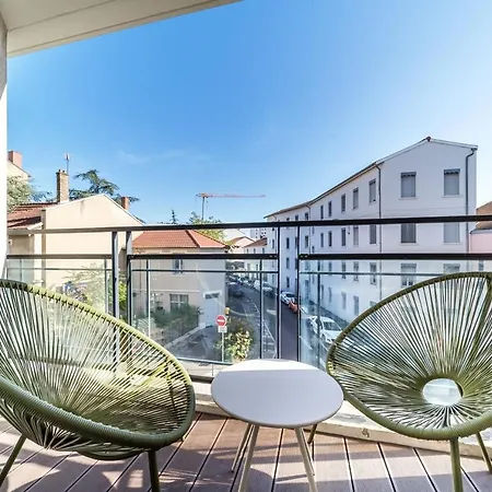 Escape In The Heart Of Lyon 4 People With Balcony Part-Dieu Exterior foto